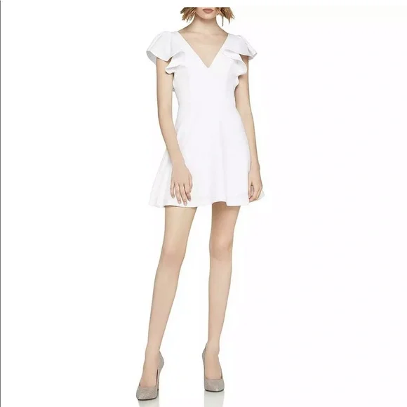 NWT BCBG White dress - Picture 2 of 4
